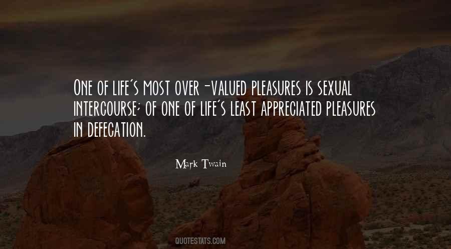 Life's Pleasures Quotes #1743191