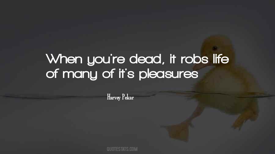 Life's Pleasures Quotes #41597