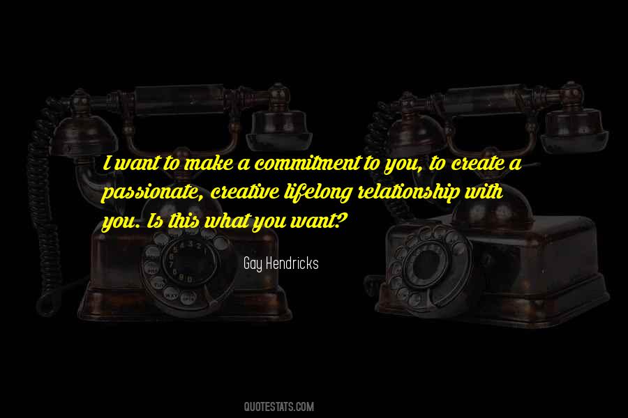 Lifelong Commitment Quotes #1025119