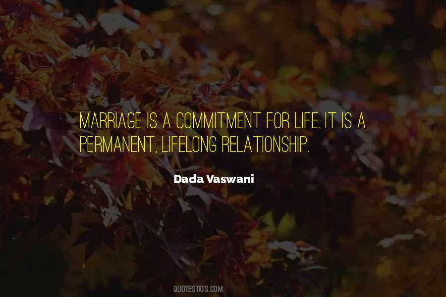 Lifelong Commitment Quotes #903833