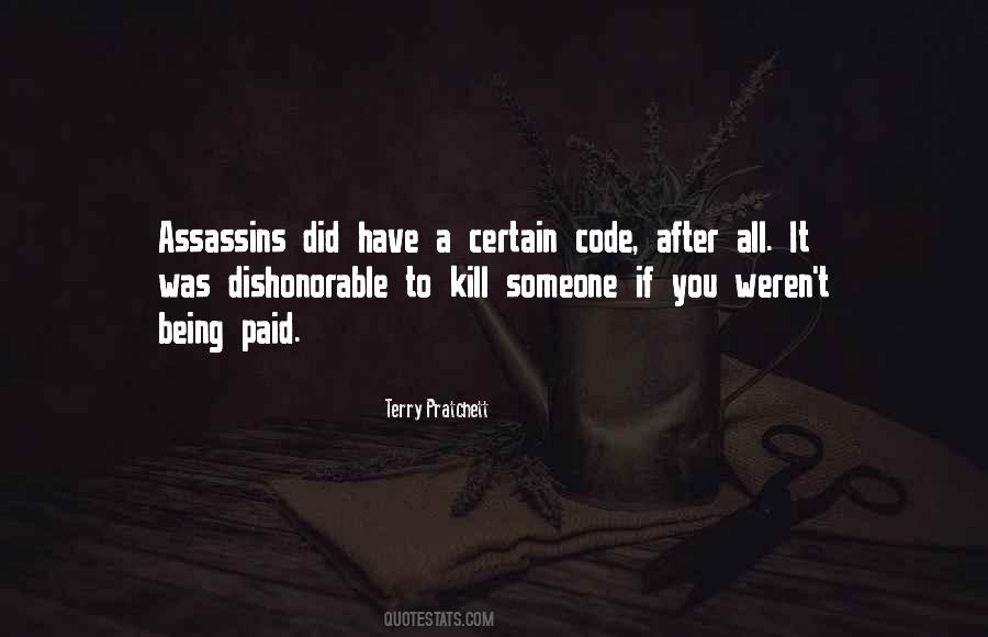 Quotes About Dishonorable #1228428