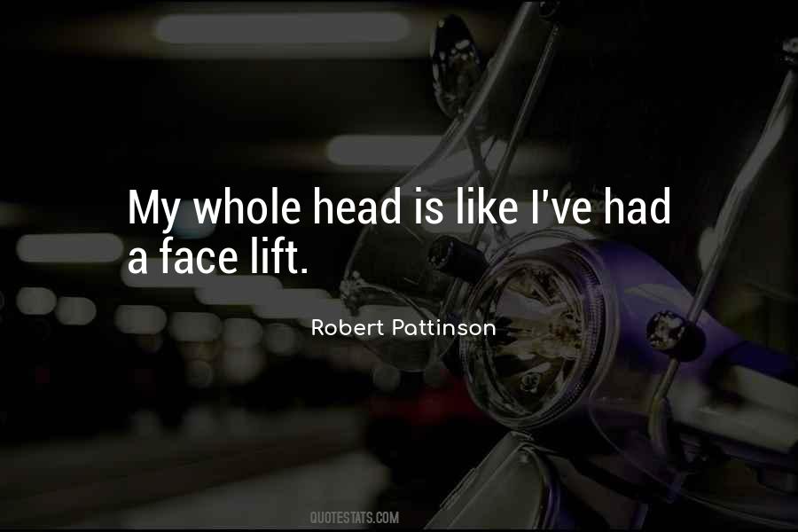 Lift Your Head Quotes #1532989