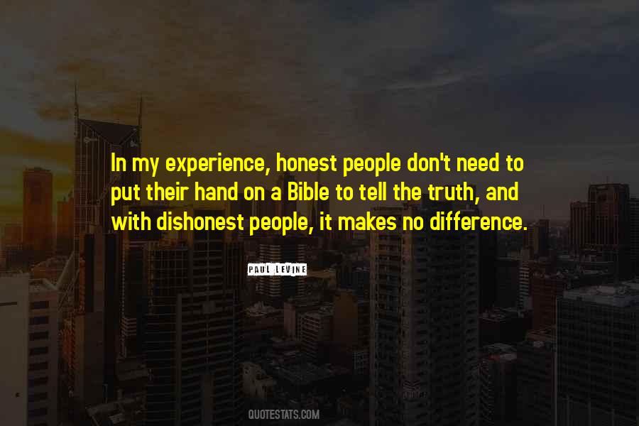 Quotes About Dishonest People #1350669