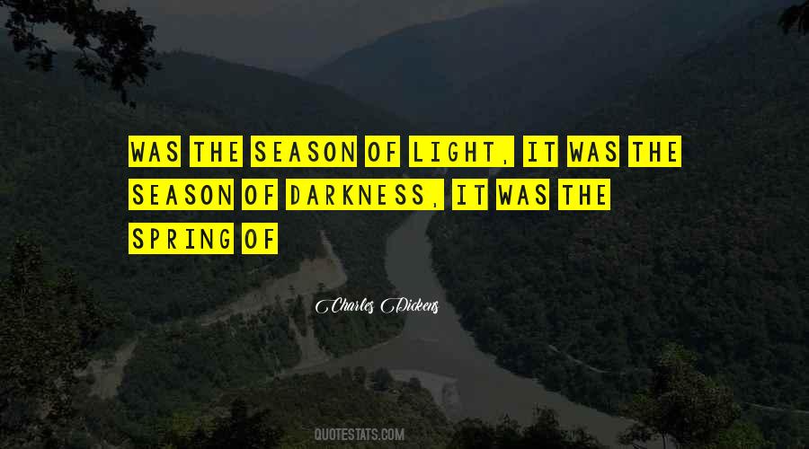 Light Of Darkness Quotes #36665