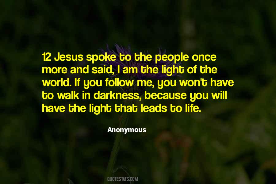 Light Of Jesus Quotes #1387318