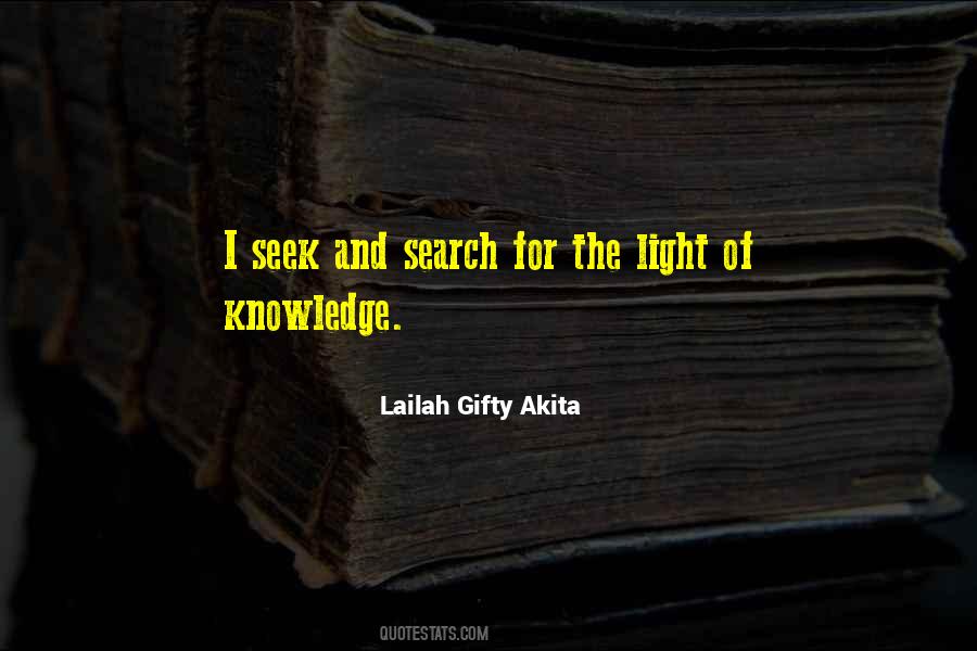 Light Of Knowledge Quotes #343971