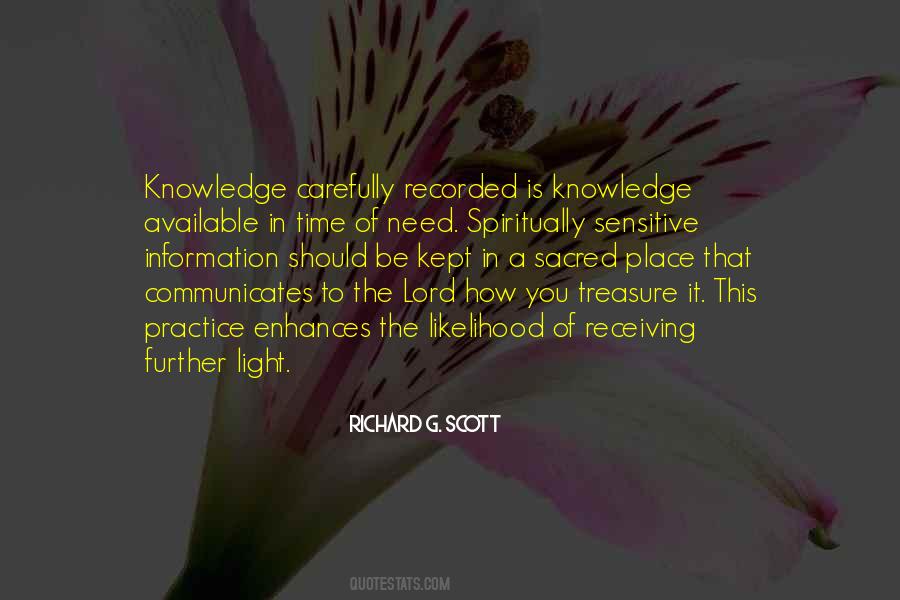 Light Of Knowledge Quotes #593363