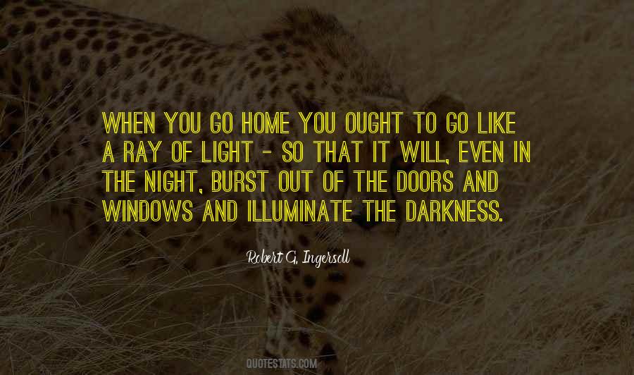 Light Out Of Darkness Quotes #1091627