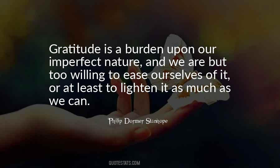 Lighten The Burden Quotes #1182606