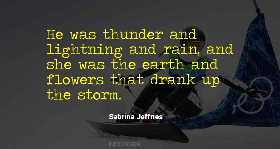 Lightning And Thunder Quotes #1445822