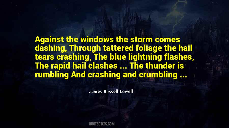 Lightning And Thunder Quotes #1642644