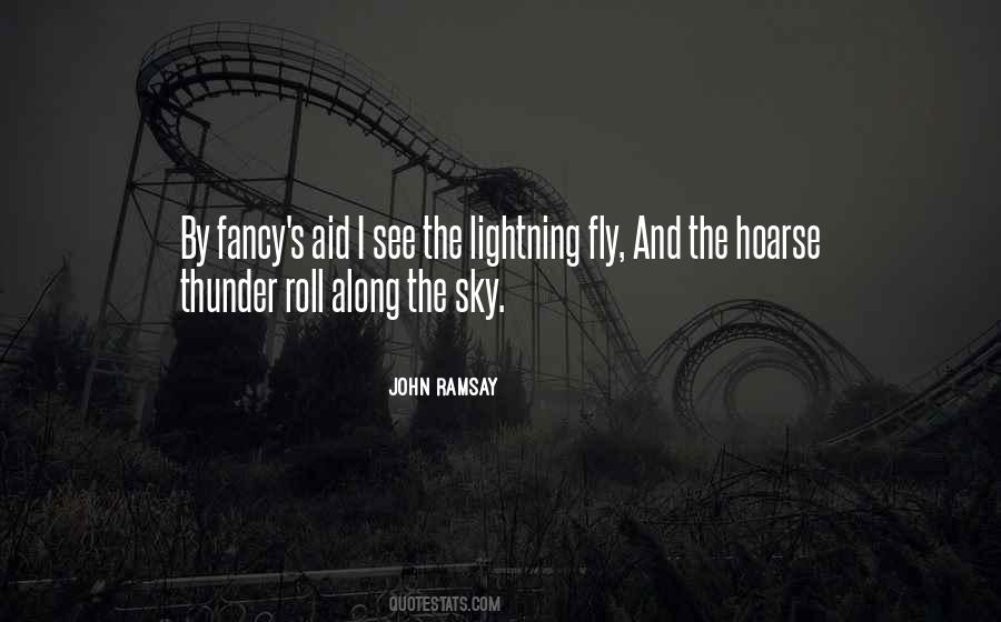 Lightning And Thunder Quotes #384189