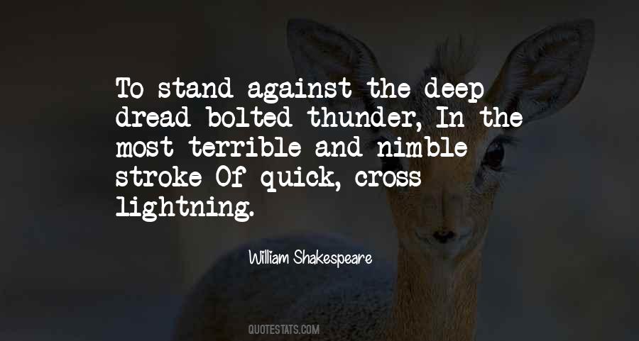 Lightning And Thunder Quotes #762437