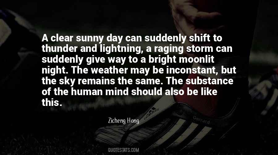 Lightning And Thunder Quotes #884553