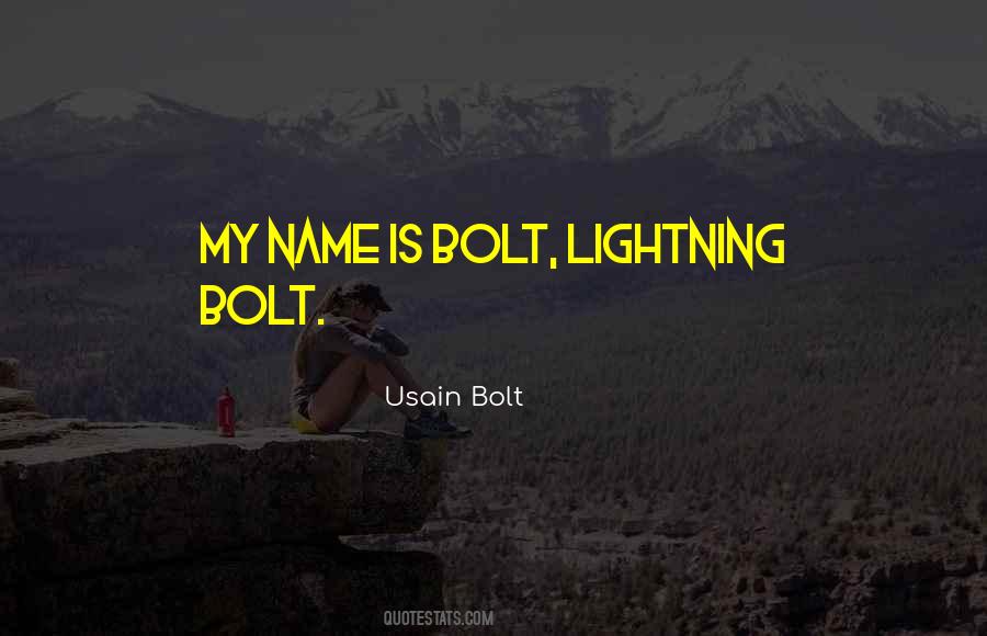 Lightning Bolt Quotes #1807421