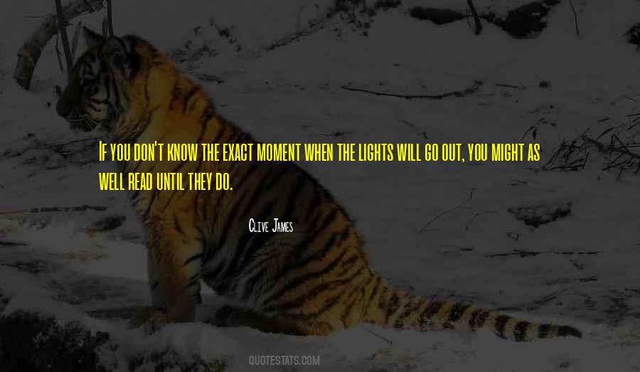 Lights Go Out Quotes #111185