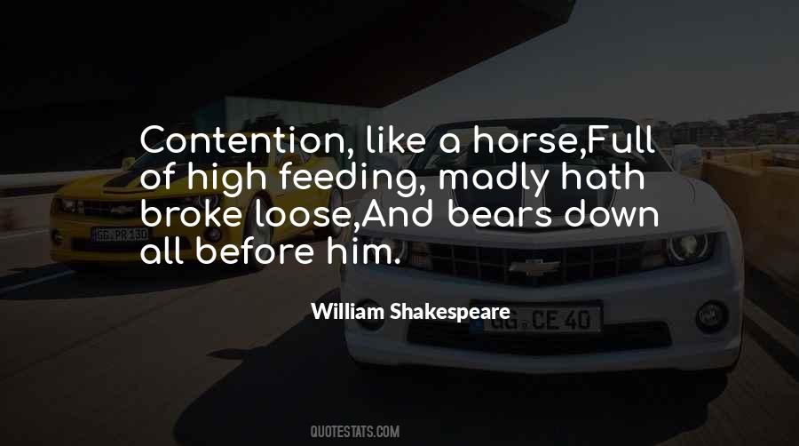 Like A Horse Quotes #549659