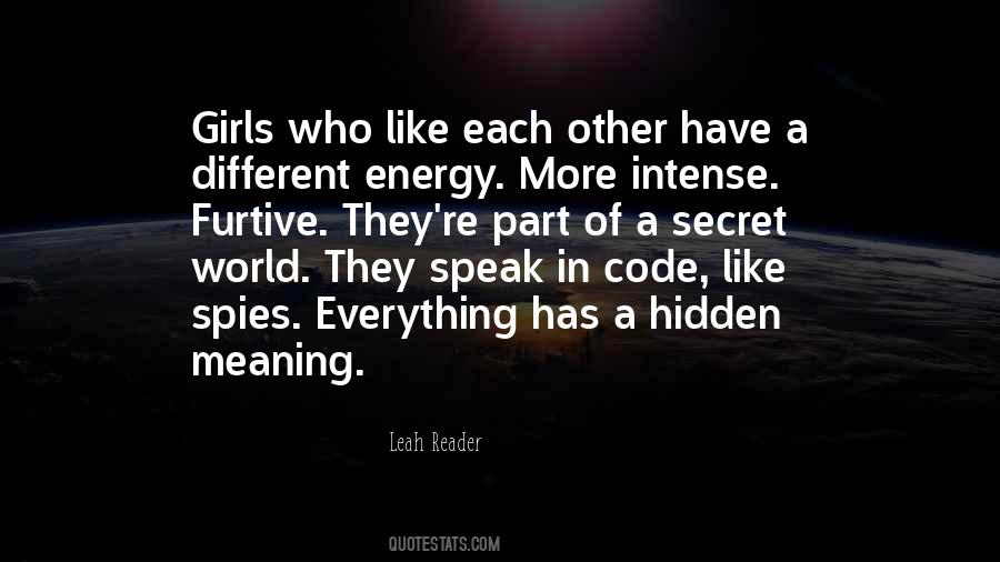 Like Each Other Quotes #493754