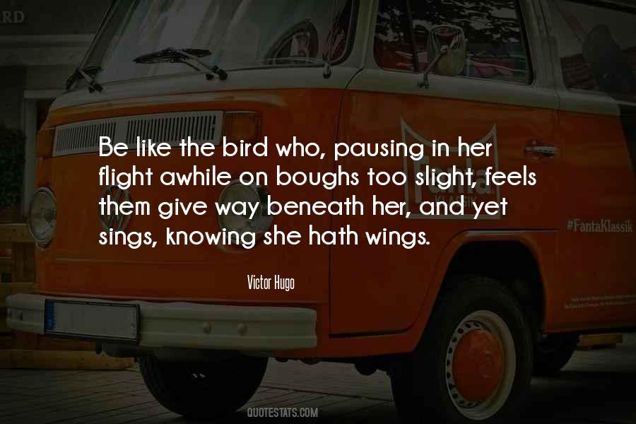 Like The Bird Quotes #1662446