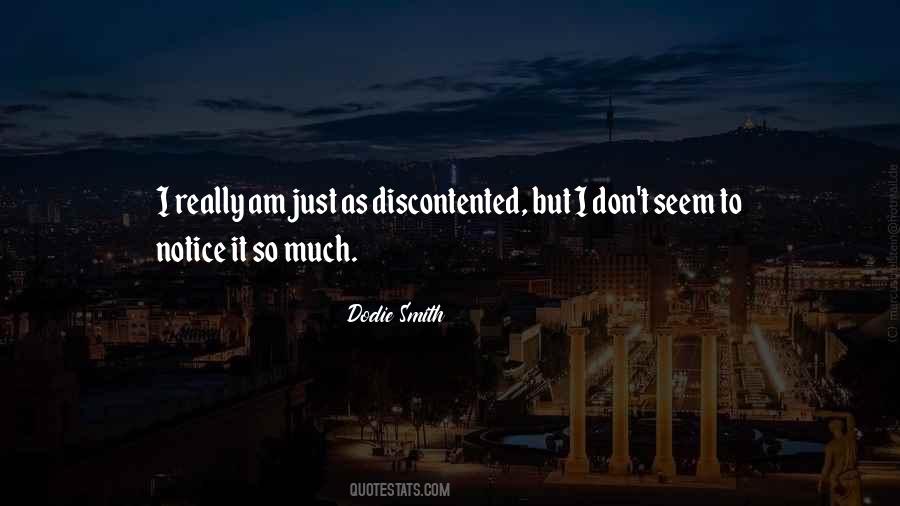 Quotes About Discontentment #1084437