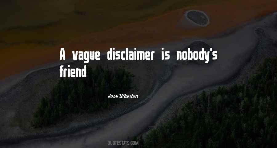Quotes About Disclaimer #1441559
