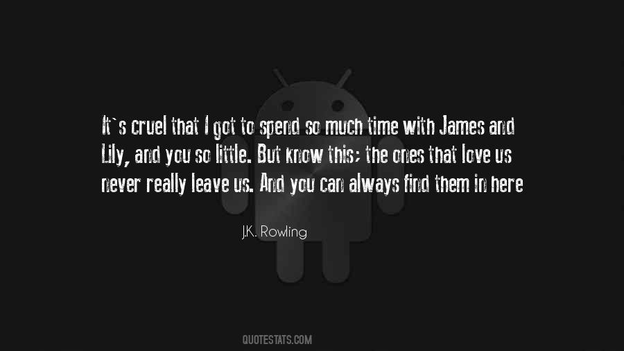 Lily And James Quotes #512703