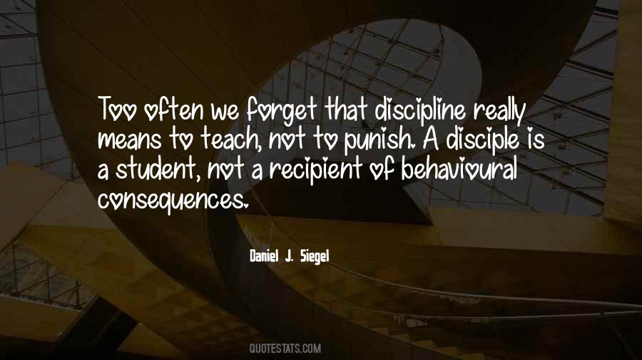 Quotes About Discipline In Education #1828801