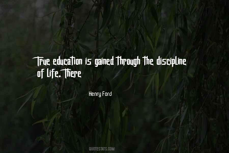 Quotes About Discipline In Education #242953