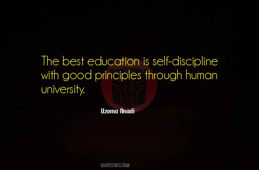 Quotes About Discipline In Education #519038