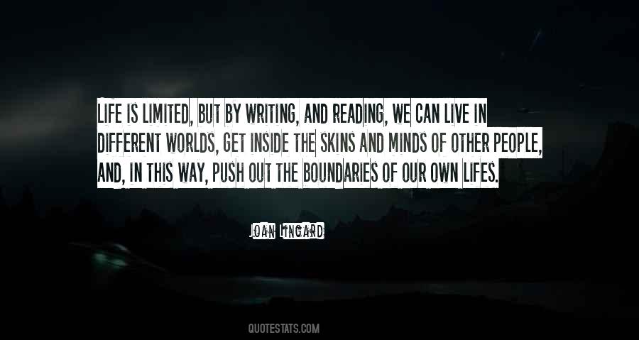 Limited Minds Quotes #1381929