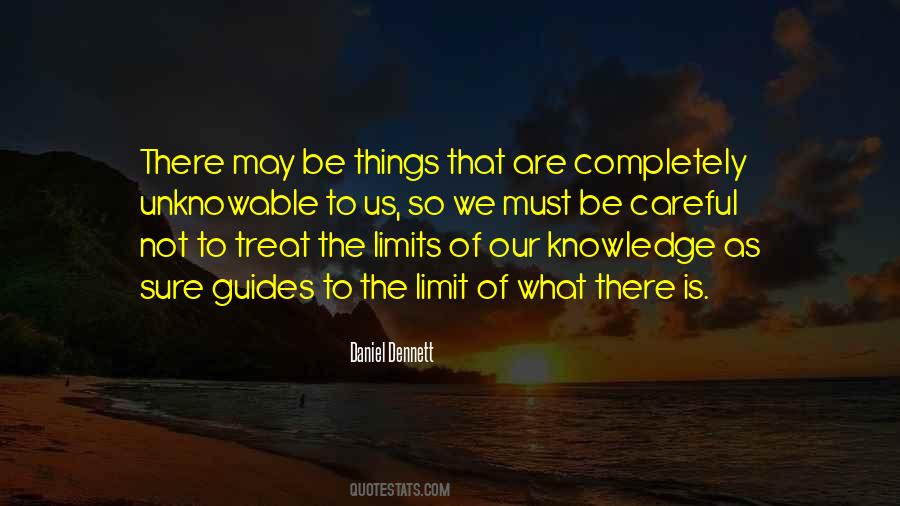 Limits Of Knowledge Quotes #66403