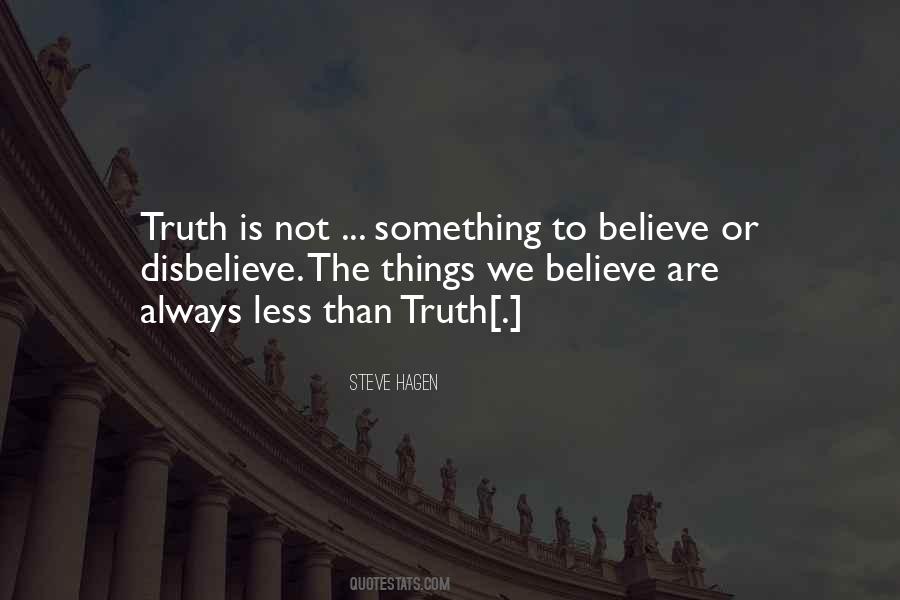 Quotes About Disbelieve #1190708