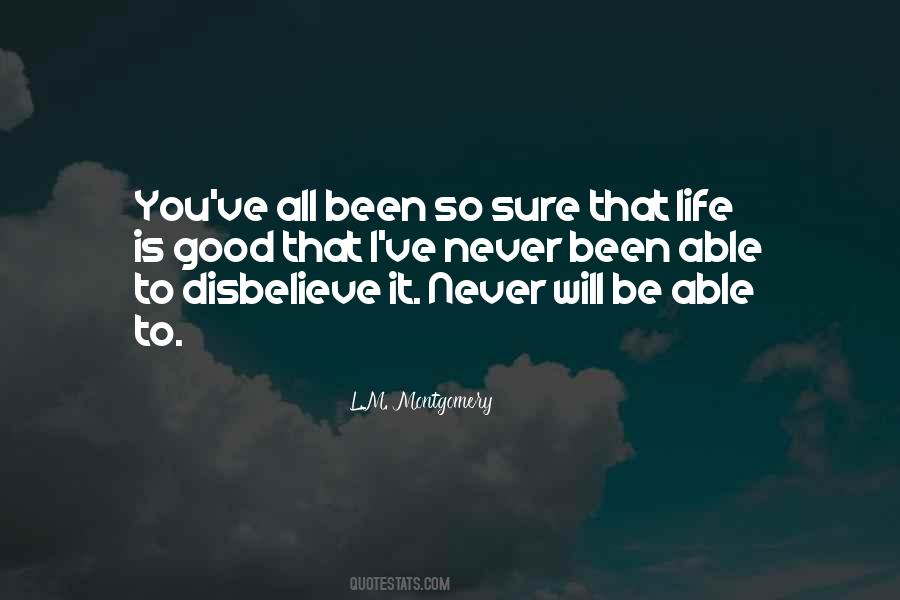 Quotes About Disbelieve #1486276