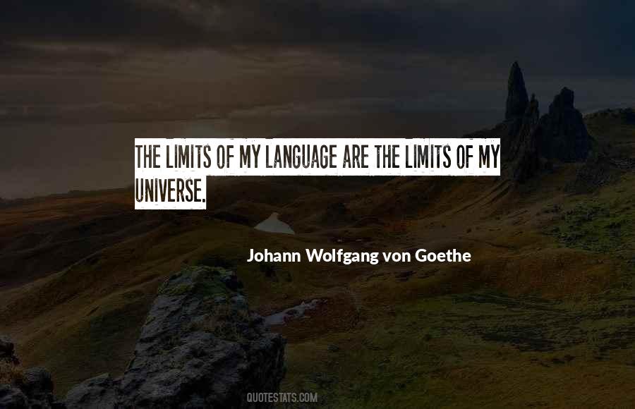 Limits Of Language Quotes #1655187