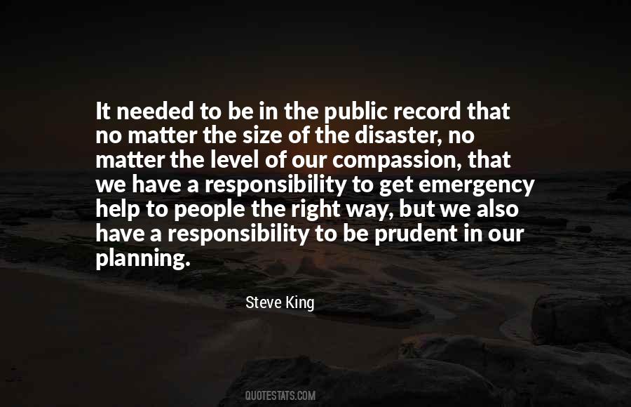 Quotes About Disaster Planning #421032