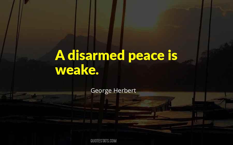 Quotes About Disarmed #141789