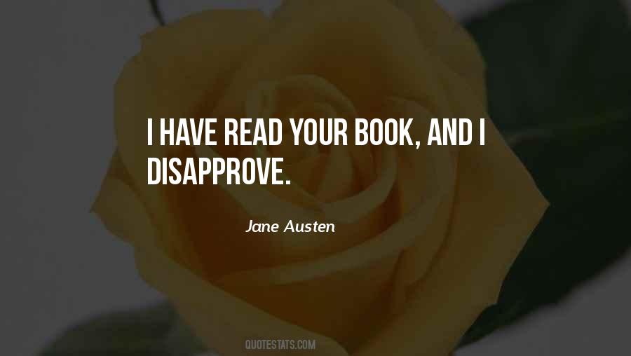 Quotes About Disapprove #828159