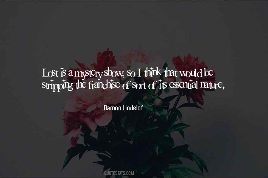 Lindelof Quotes #1509418