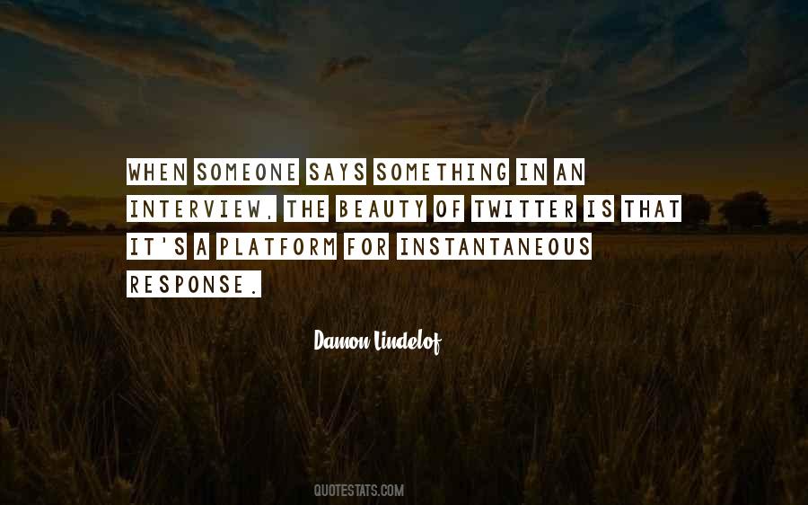 Lindelof Quotes #250498