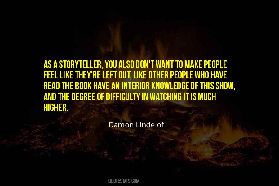 Lindelof Quotes #308823