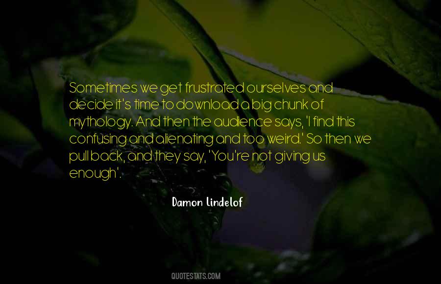 Lindelof Quotes #998157
