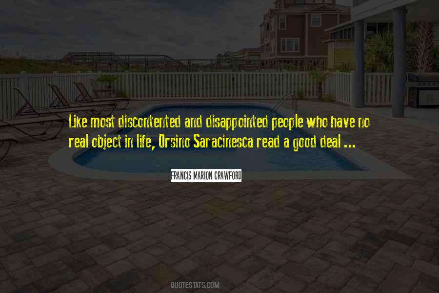 Quotes About Disappointed Life #1414222