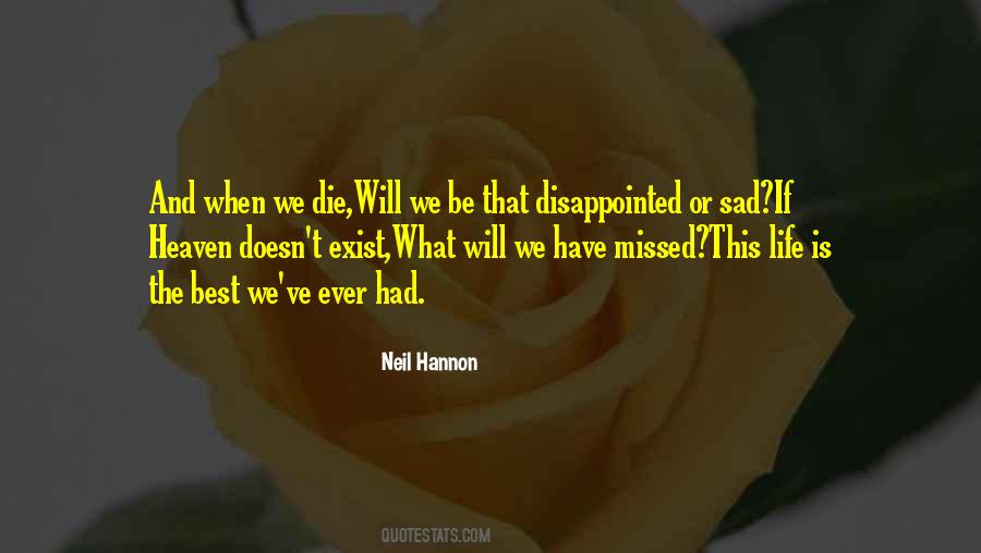 Quotes About Disappointed Life #232092