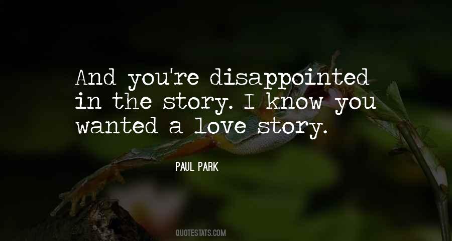 Quotes About Disappointed In Love #510387