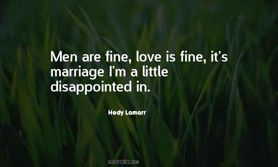 Quotes About Disappointed In Love #535775
