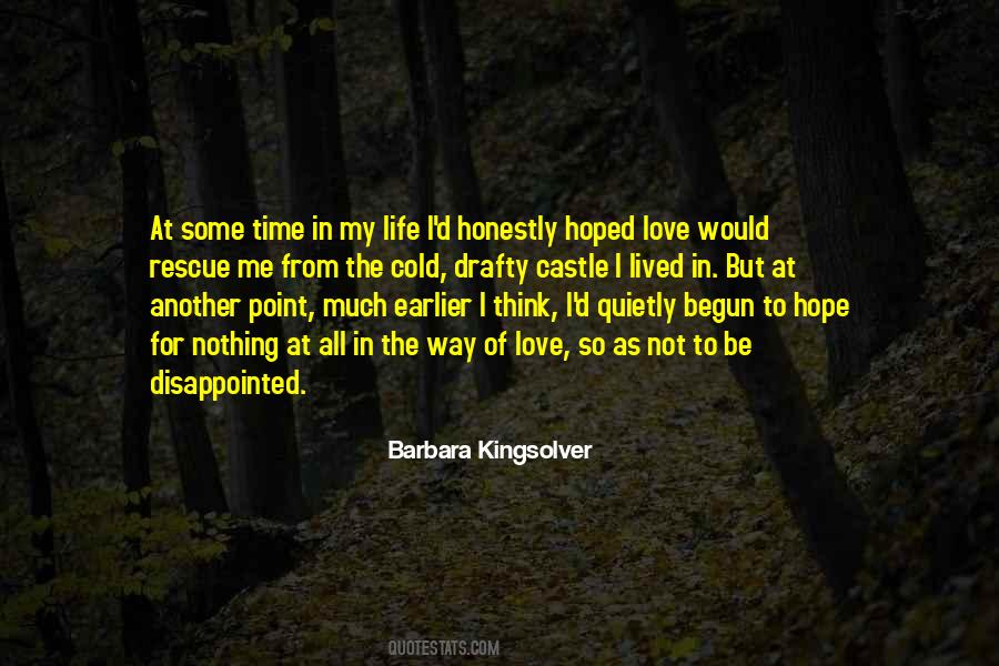 Quotes About Disappointed In Love #848058
