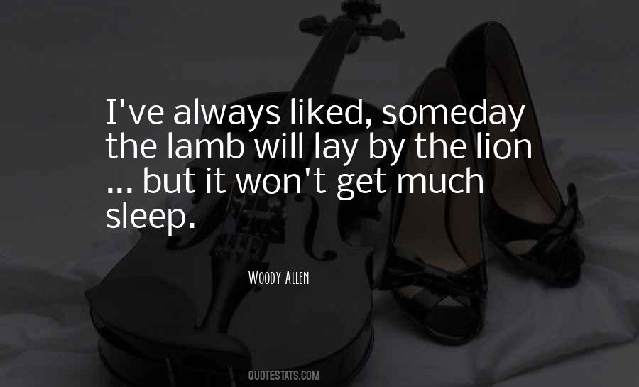 Lion And Lamb Quotes #104128