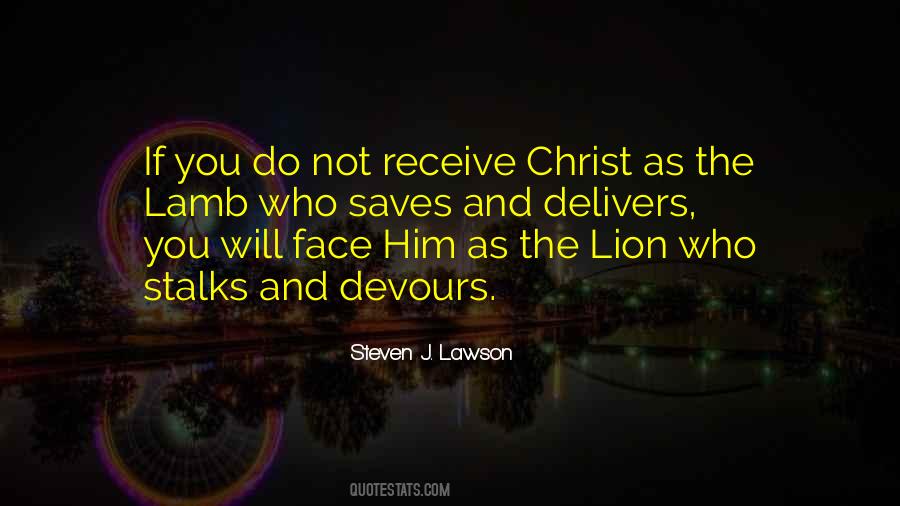 Lion And Lamb Quotes #667487