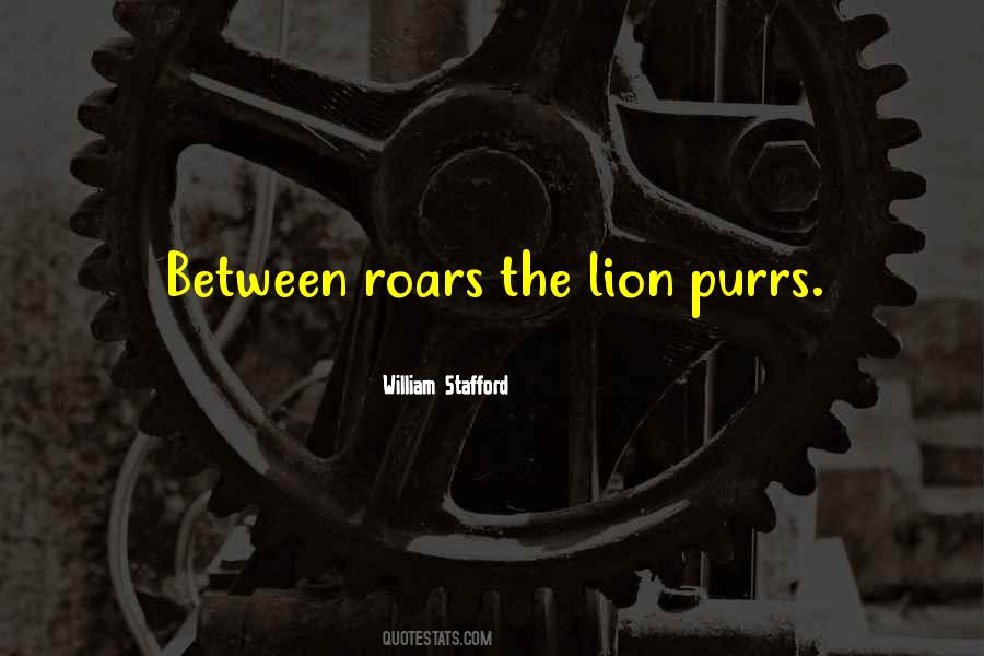 Lion Roars Quotes #893987