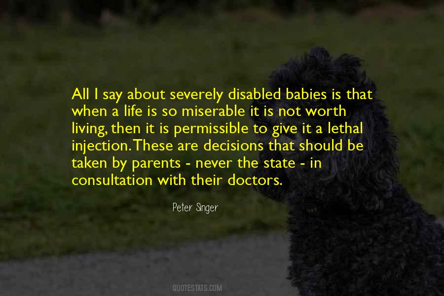 Quotes About Disabled Babies #746539